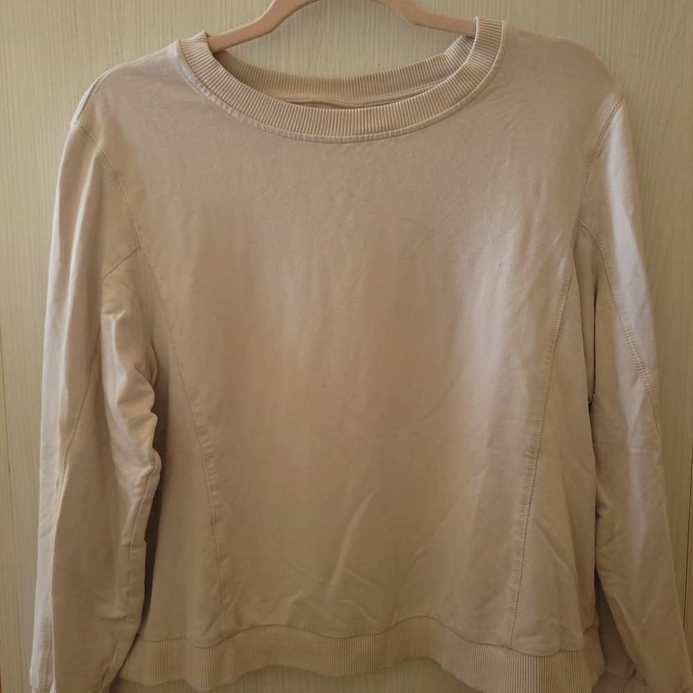 Banana Republic Cream Crewneck